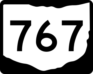 <span class="mw-page-title-main">Ohio State Route 767</span> State highway in Belmont County, Ohio, US