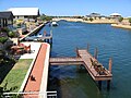 Canal estate at Port Bouvard, Wannanup, Western Australia.