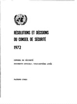 ONU - Résolutions et décisions du conseil de sécurité, 1972.djvu