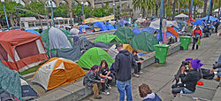 Tent City camp in Occupy San Francisco Occupy sf.jpg