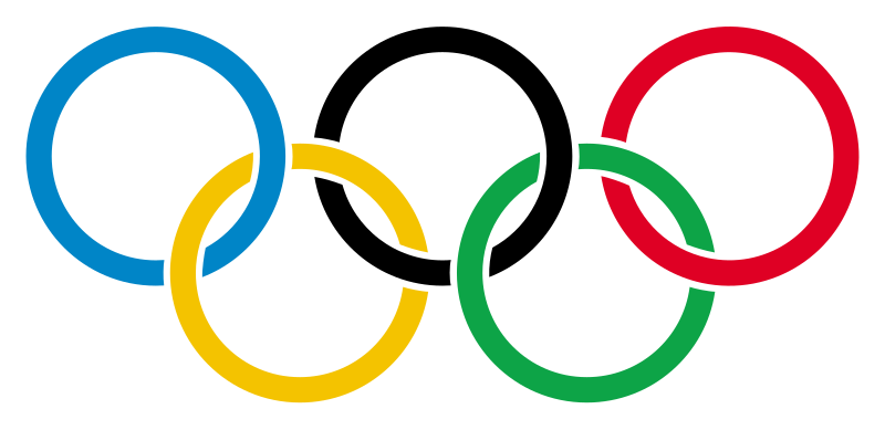 Датотека:Olympic rings with transparent rims.svg