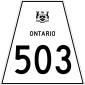 Autobahn 503 Schild