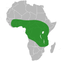 Range of Oryza barthii