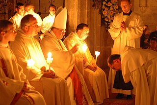 Easter Vigil Liturgy held in Christian churches