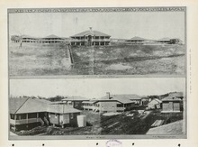 Front and rear views of the new state sanitorium at Westwood, June 1919