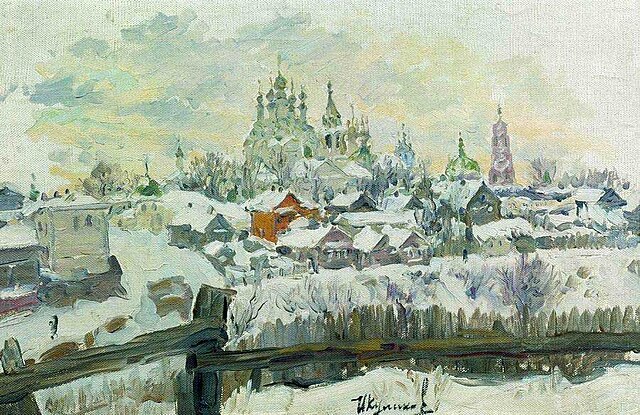 Painting by Ivan Kulikov 1914