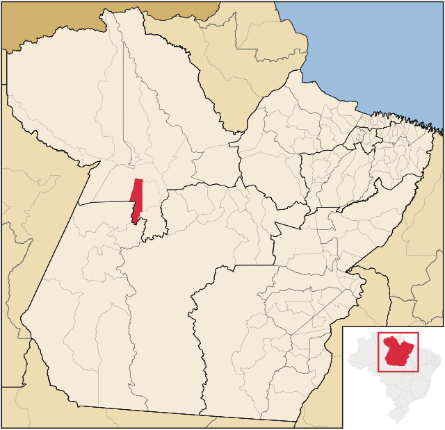 Localização de Belterra no Pará