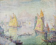 The Lagoon of Saint Mark, Venice, 1905 oil on canvas, 129.5 x 162.6 cm, Chrysler Museum of Art