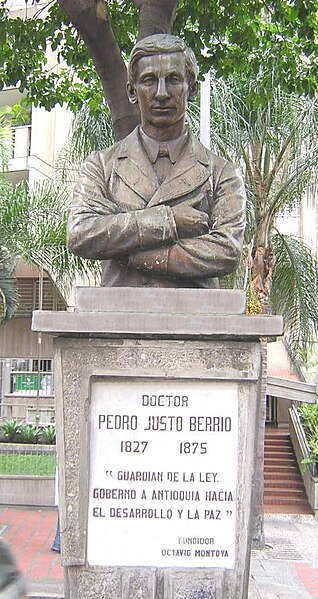 Archivo:Pedro Justo Berrio-busto-Medellin(A).JPG