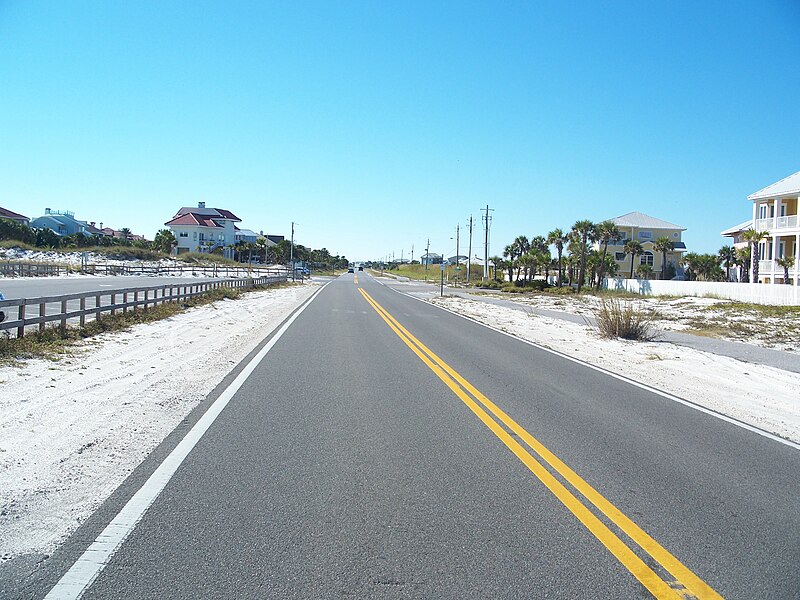 File:Pensacola Beach FL SR 399 west01.jpg