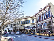 The Petaluma Historic Commercial District‎, located downtown