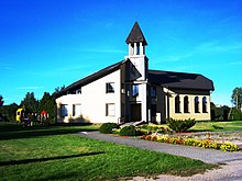 Methodist church in Pilviskiai, Lithuania Pilviskiu metodistu baznycia.JPG