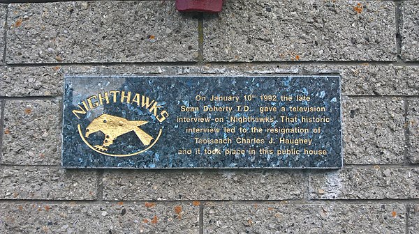 Plaque at the Hells Kitchen Railway Museum (Castlerea).