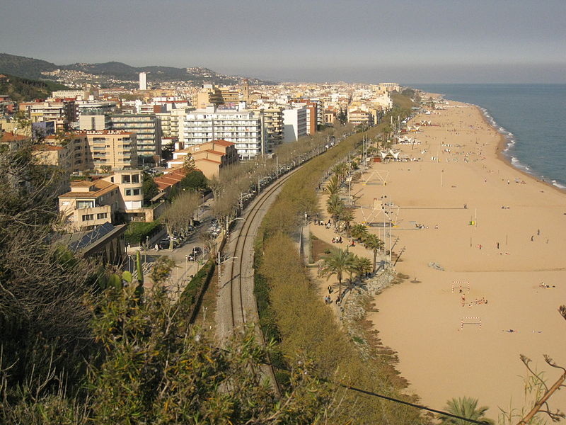 File:Platja de Garbí i platja Gran de Calella, des del Capaspre.jpg