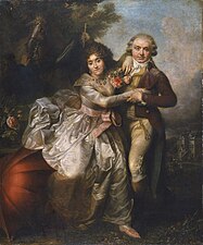 Portrait de Monsieur et Madame Mareilhac à l'impromptu (1798), MusAB