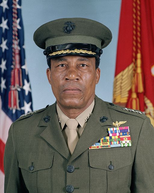 Portrait of U.S. Marine Corps Lieutenant General Frank E. Petersen Jr