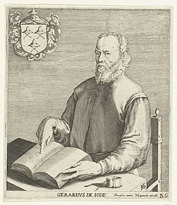 Portret van Gerard de Jode Gerardus de Jode (titel op object), RP-P-OB-10.220.jpg