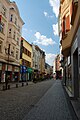 English: Poštovní (postal) street in Ostrava, Czech Republic. Czech: Poštovní uilice v Ostravě.