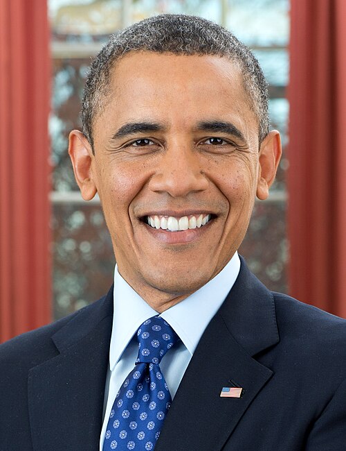 Image: President Barack Obama, 2012 portrait crop