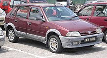 Several Proton models were produced at the AMM plant. Proton Tiara (front), Sungai Besi.jpg