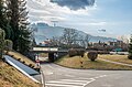 * Nomination Road bridge of the Kärntner Strasse B83 over Sallacher Straße in Sallach, Pörtschach, Carinthia, Austria -- Johann Jaritz 03:12, 29 February 2024 (UTC) * Promotion This is tilted, otherwise good --Plozessor 05:07, 29 February 2024 (UTC)  Done @Plozessor: Thanks for your review. Tilt was lifted. —- Johann Jaritz 05:25, 29 February 2024 (UTC)  Support Good quality. --Plozessor 11:15, 1 March 2024 (UTC)