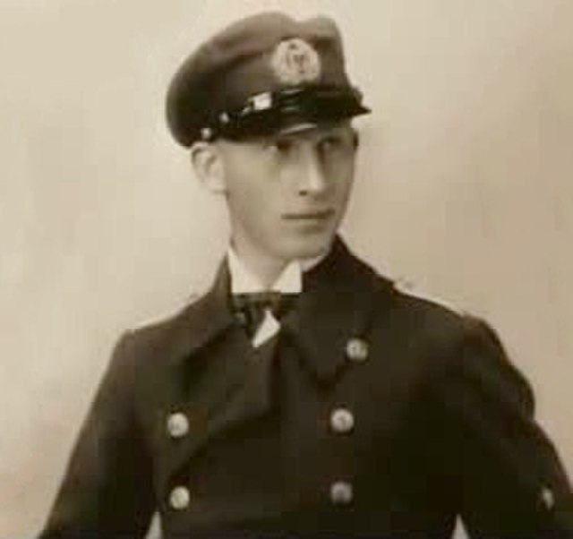 Heydrich as a Reichsmarine cadet in 1922