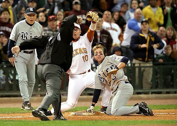 A game between Texas and Rice in 2006