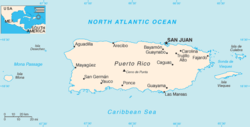 Location o Puerto Rico