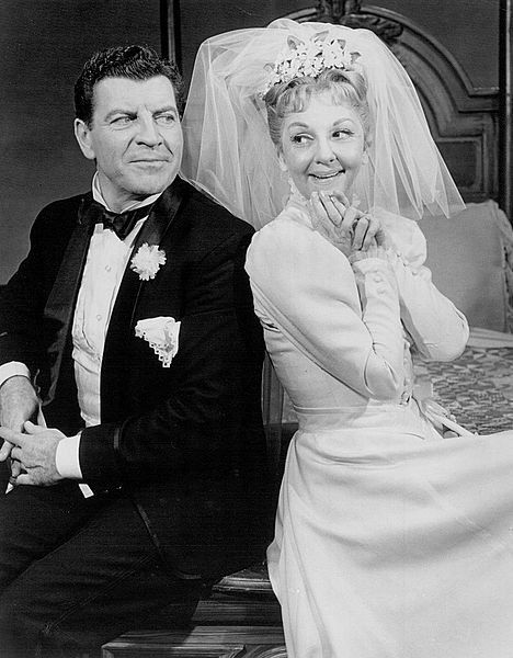 Preston and Mary Martin in the Broadway play I Do! I Do! (1966)