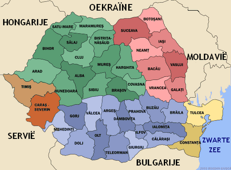 Bestuurlijke indeling van Roemenië