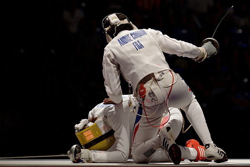 File:Romania v France EFS 2013 Fencing WCH t172350.jpg