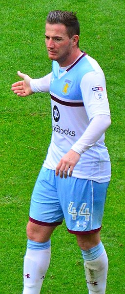 McCormack playing for Aston Villa in 2016