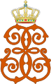 Monograma real da rainha Ema.