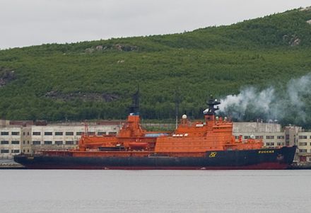 Icebreaker Rossiya, Murmansk, 2012