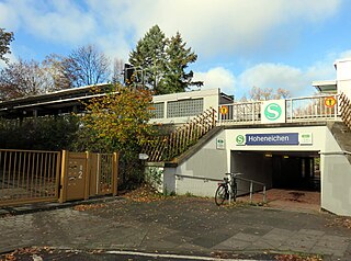 <span class="mw-page-title-main">Hoheneichen station</span> Railway station in Hamburg, Germany