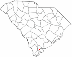 Beaufort, Güney Karolina'nın konumu