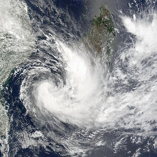 <span class="mw-page-title-main">Tropical Storm Cyprien</span> South-West Indian tropical storm in 2001 and 2002