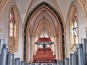 Saarbrücken-Burbach, St. Eligius (Weise-Orgel, Schwellwerksdach) (9).jpg