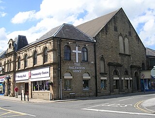 <span class="mw-page-title-main">Mirfield Town Hall</span> Municipal building in Mirfield, West Yorkshire, England