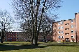 Housing development at the end of Graf-Moltke-Straße