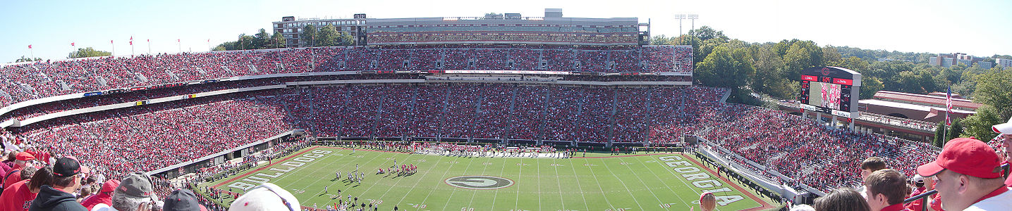 Georgia Bulldogs NCAA 3D BRXLZ Stadium - Sanford Stadium