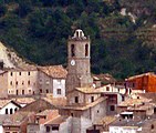 Català: Església parroquial de Sant Andreu. C. Cavallers, 1 (Oliana). This is a photo of a building listed in the Catalan heritage register as Bé Cultural d'Interès Local (BCIL) under the reference IPA-15662. Object location 42° 03′ 54.26″ N, 1° 18′ 51.96″ E  View all coordinates using: OpenStreetMap