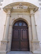 Portail principal (1754) de l'Église St-Georges