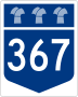 Highway 367 marker