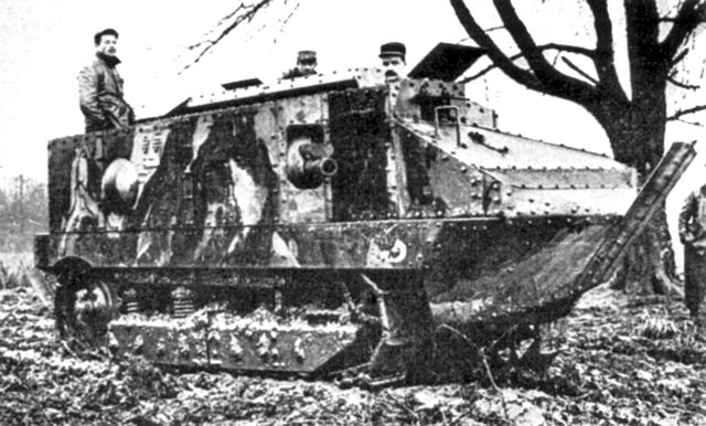 Schneider CA1, the first French tank
