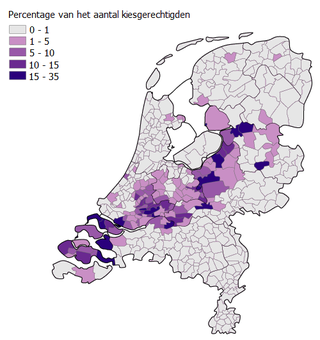 <span class="mw-page-title-main">Bible Belt (Netherlands)</span> Religious sector of the Netherlands