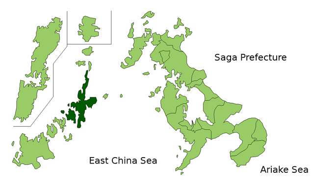 新上五岛町位置图