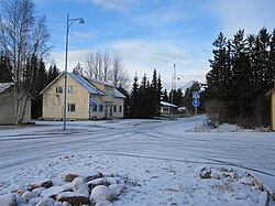 Siikajoenkylä talvella.