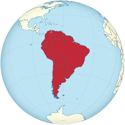 South America on the globe (red).svg