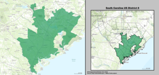 <span class="mw-page-title-main">South Carolina's 6th congressional district</span> U.S. House district for South Carolina